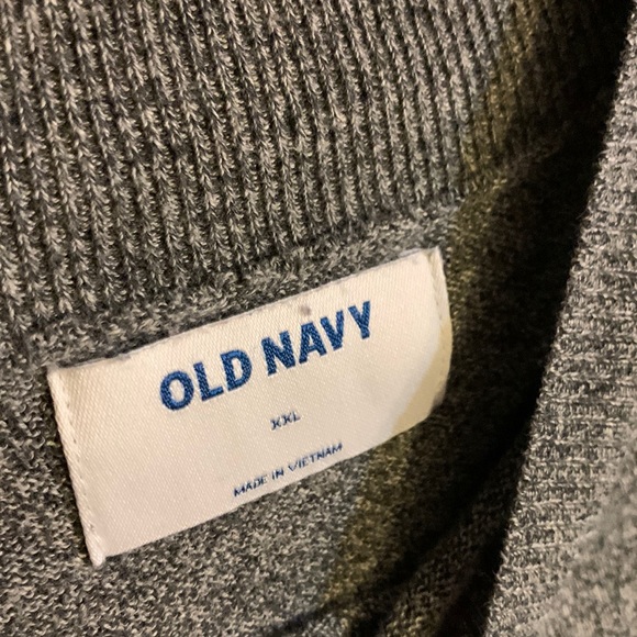 OLD NAVY-men’s gray crew/turtleneck long sleeve pullover sweater - Picture 4 of 9